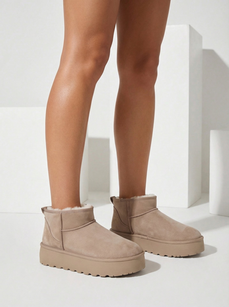 Royalfashion Bottes de neige a'la plateforme pour femmes Dagodo