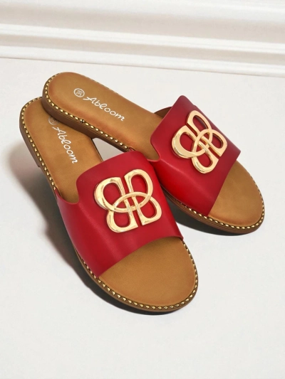 Royalfashion Chaussons pour femmes à semelle plate Heraklia