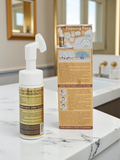 Aurelia Golden Snail Mousse Nettoyante à la Mucine 150ml Luxueuse