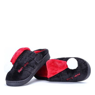 Czarne kapcie Kenny - Obuwie