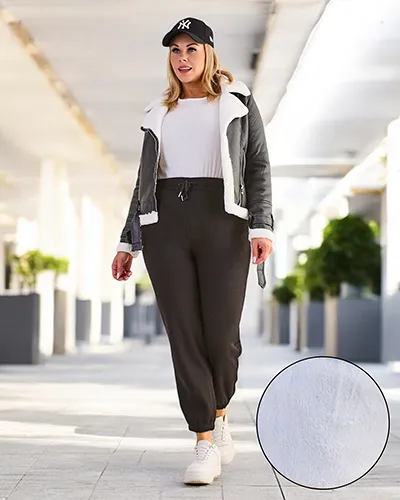 Royalfashion Pantalons de jogging pour femmes