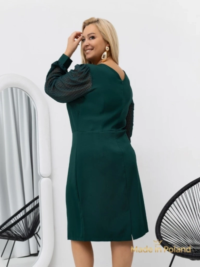 Élégante mini-robe pour femmes avec manches en résille Evilla