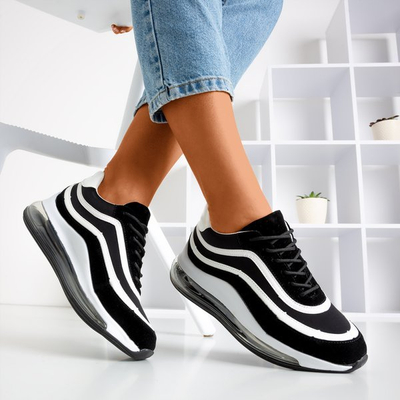 Sneakers Feel Fantastic pour femmes noires et blanches - Footwear