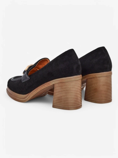 Mocassins pour femmes Royalfashion sur un talon bloc Qeroy