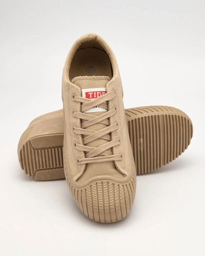 OUTLET Royalfashion Baskets de sport marron clair à plateforme Brigera