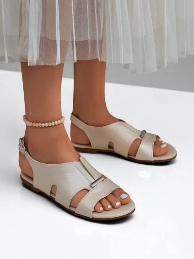 Royalfashion Sandales plates pour femmes Solea Comfort