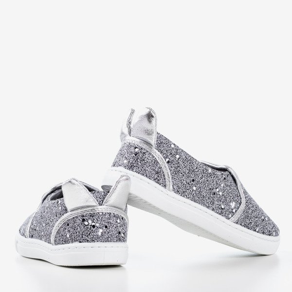 Slip enfant gris avec des oreilles Mini - Chaussures 1