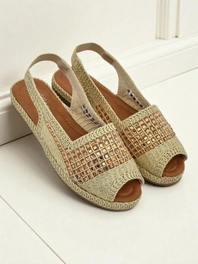 Sandales espadrilles pour femmes avec strass Belle Sparkle