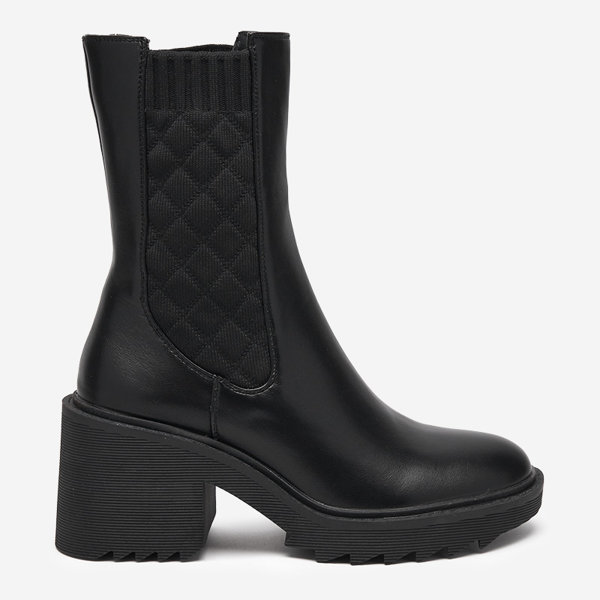 OUTLET Bottes noires pour femmes à talons hauts Recheo - Footwear