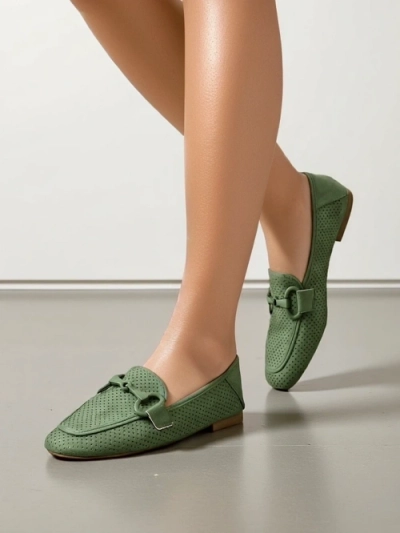 Royalfashion Mocassins perforés pour femmes Laamba