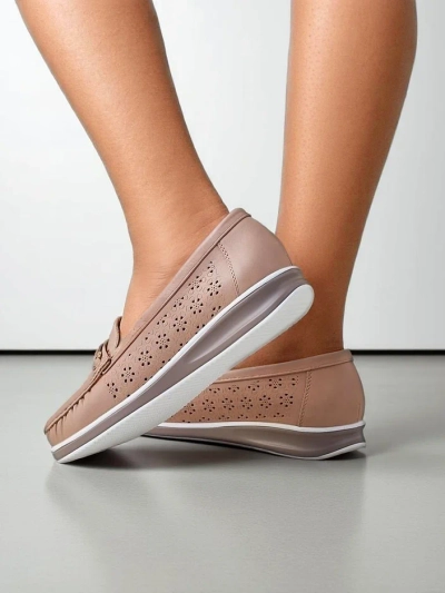 Royalfashion Mocassins perforés pour femmes Cerro