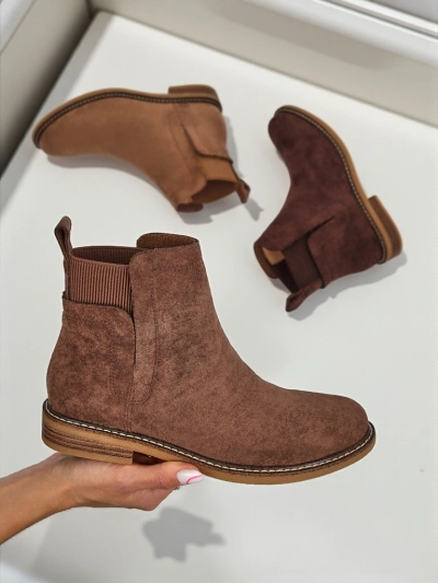 Bottines Chelsea pour femmes en éco-daim Veysi