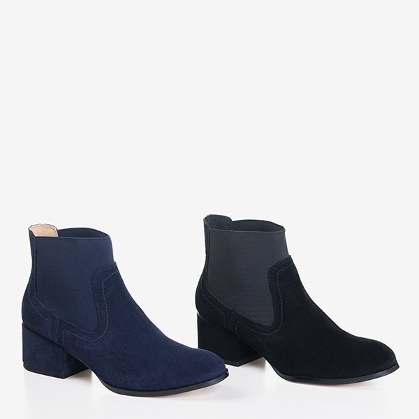 Bottines Femme Bottines Talon Bleu Bottines Femme Simili Cuir