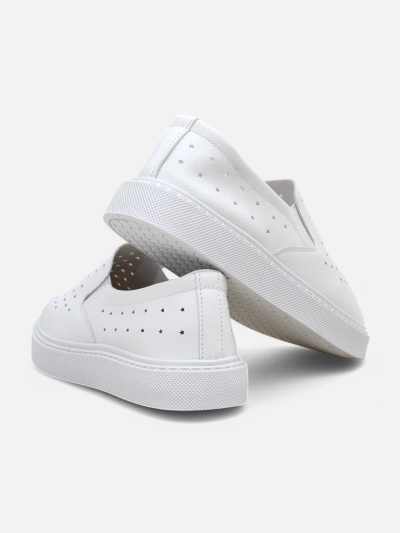 Chaussures à enfiler perforées pour femmes Royalfashion Emayla