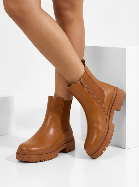 Royalfashion Bottes Dovivas en cuir eko pour femme