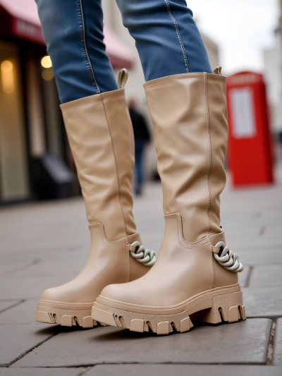 Royalfashion Bottes hautes Defesisa pour femme
