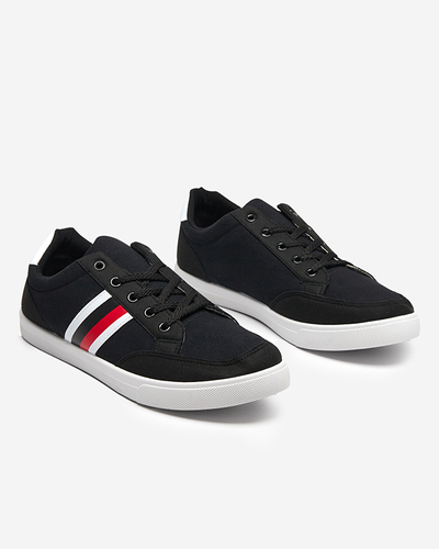 Chaussures de sport pour hommes noires Baskets Jerek - Footwear