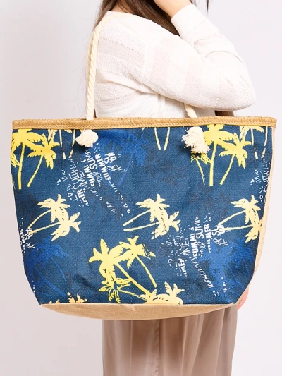 Royalfashion Grand sac en tissu avec impression
