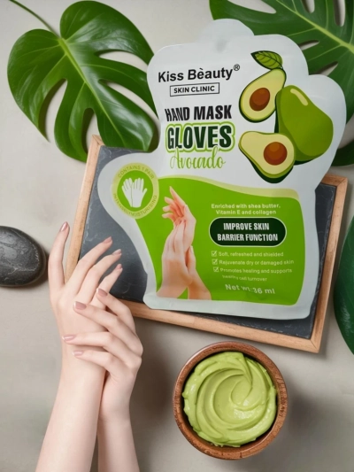 Masque pour les mains - gants parfumés à l'avocat