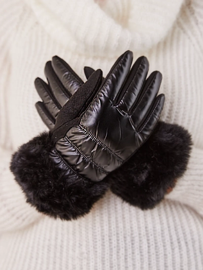Gants pour femmes Royalfashion avec fourrure
