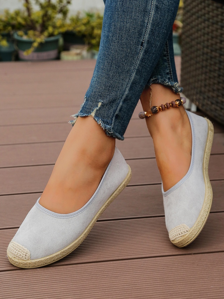 Espadrilles écologiques en suédine Royalfashion pour femmes Aroles