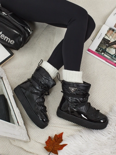 Bottes de neige pour femmes a'la avec fourrure Lysmora