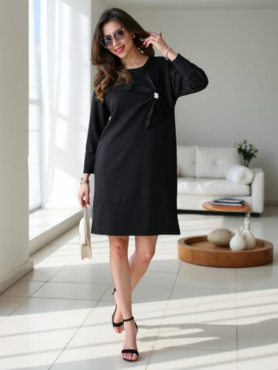 Robe en tissu Royalfashion pour femmes