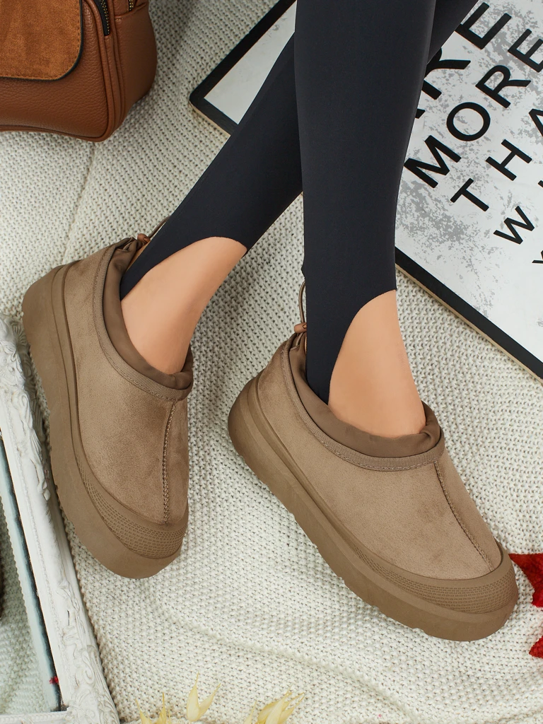 Bottes courtes de type bottes de neige pour femmes Velisee