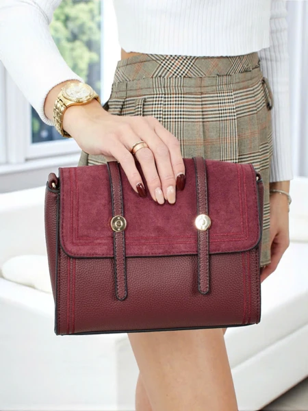 Petit sac à main pour femmes en cuir écologique Elore