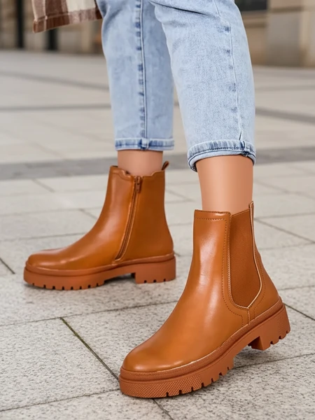 Royalfashion Bottes Dovivas en cuir eko pour femme