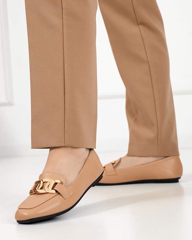 OUTLET Mocassins nude femme Melukia - Footwear