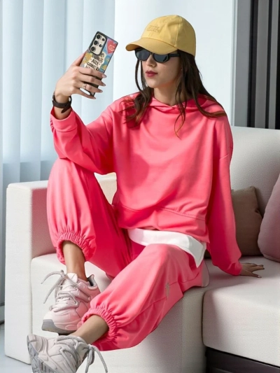 Ensemble en coton Royalfashion pour femmes avec insert de chemise