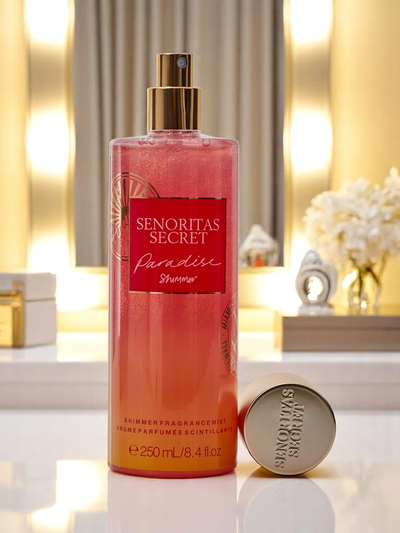 Senoritas Secret Brume pour le corps Paradise Shimmer avec paillettes