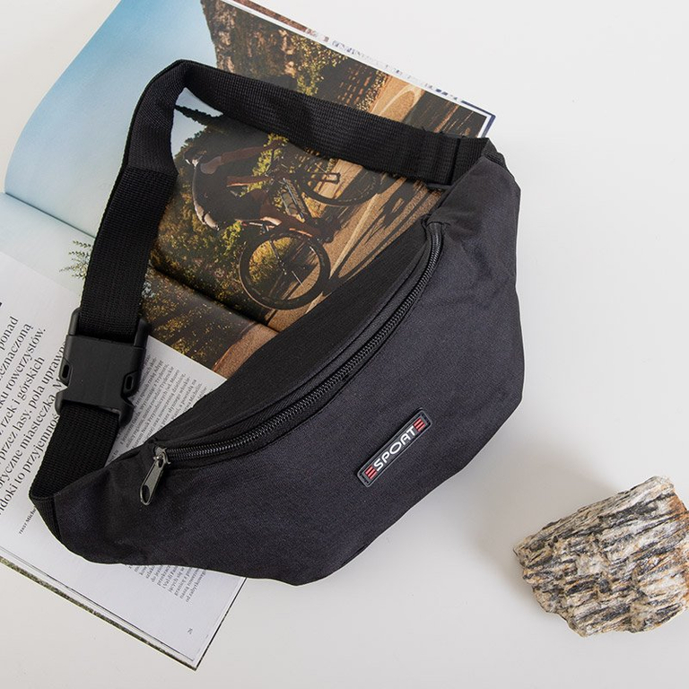 Sac banane unisexe sport noir - Sacs à main