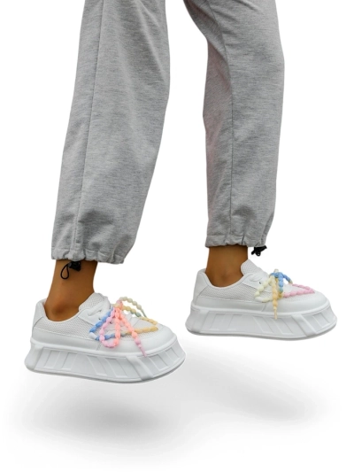 Royalfashion Sneakers à plateforme pour femmes Venusoe