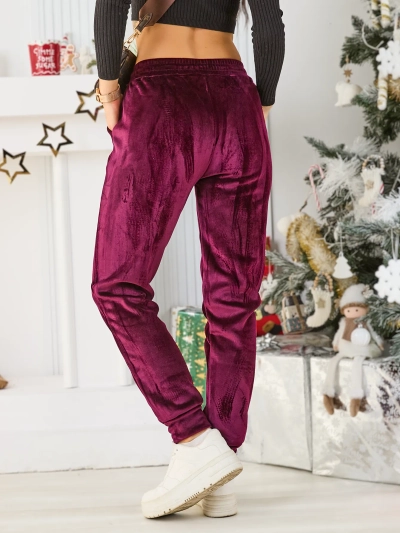 Pantalons de survêtement en polaire pour femmes Royalfashion
