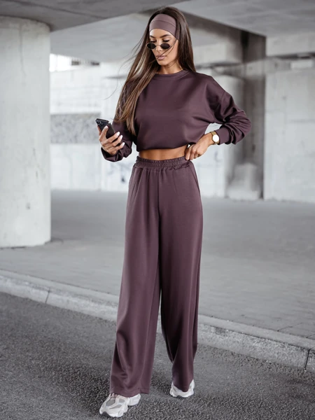 Royalfashion Ensemble de survêtement en viscose pour femmes FlowFit