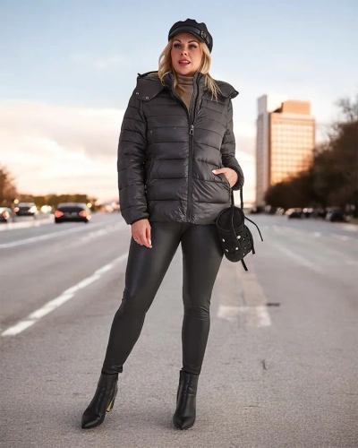 Royalfashion veste d'hiver matelassée pour femme