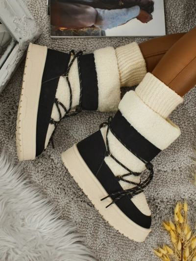 Bottes imitation bottes de neige pour femmes Quill Haven