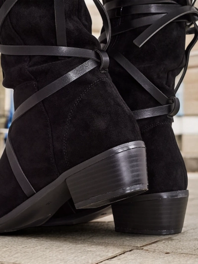 Royalfashion Bottes à talons bas Rolizoo