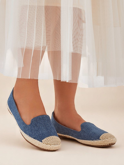 Espadrilles en daim écologique pour femmes Royalfashion Bombei