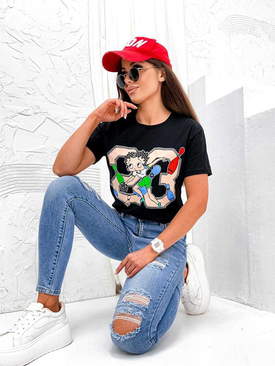 Royalfashion T-shirt imprimé pour femme
