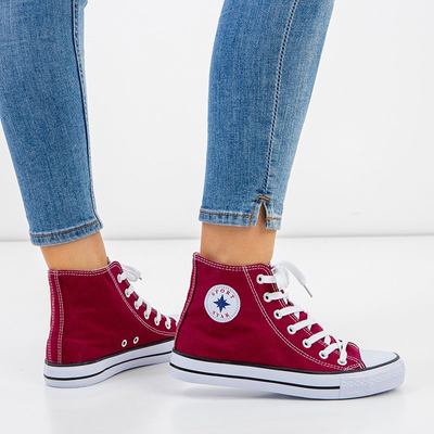 OUTLET Baskets montantes femme Maroon Inter - Footwear