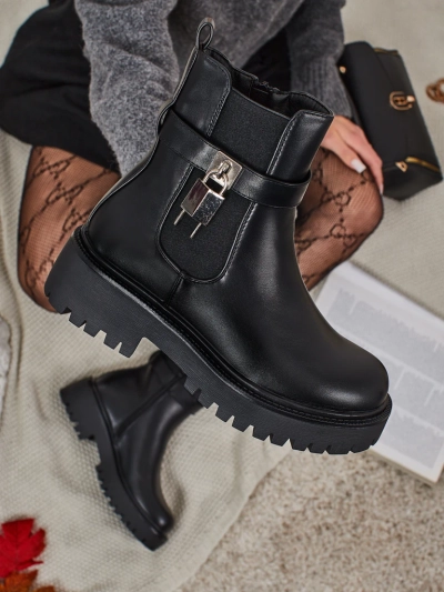 Bottines pour femmes en cuir écologique Talve