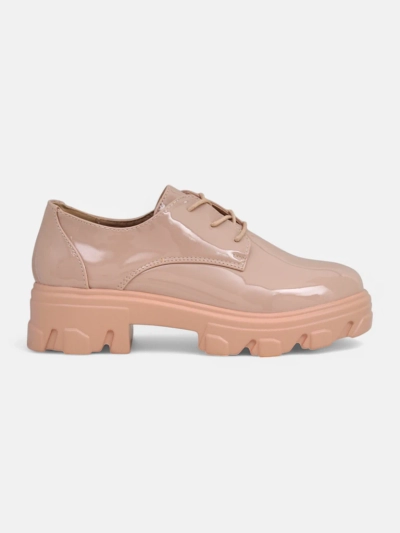 Mocassins pour Femmes Aurora Beige en Cuir Confortables pour le Quotidien