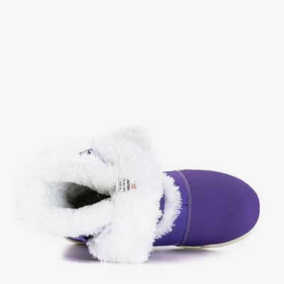 OUTLET Bottes de neige violettes pour enfants Astoria - Footwear