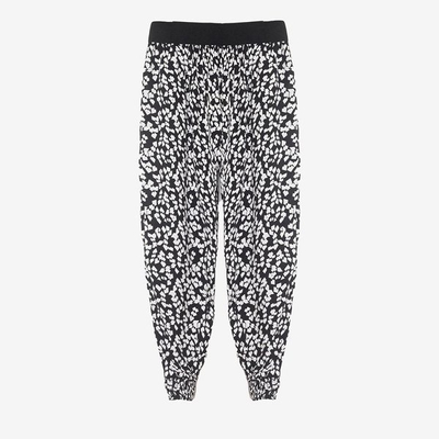 Pantalon alladdin noir à motifs - Vêtements