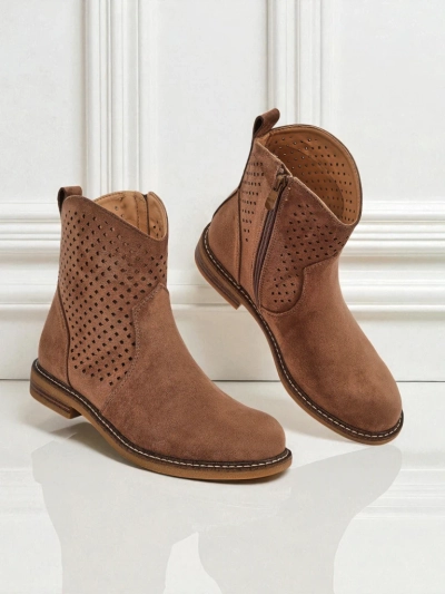 Royalfashion Bottines ajourées pour femmes Toffas