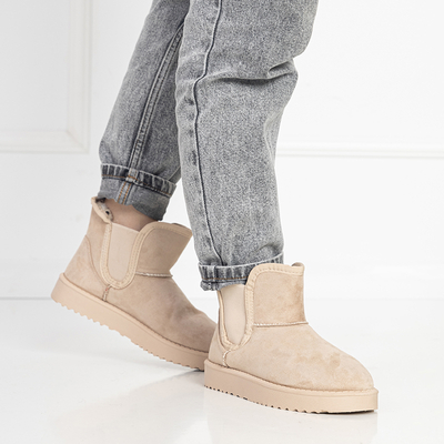 Bottes de neige pour femmes beiges Gavi - Footwear