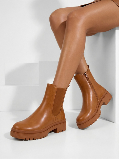 Royalfashion Bottes Dovivas en cuir eko pour femme